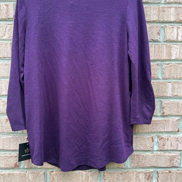 Purple Women's Tunic Top - Picture 8 of 10